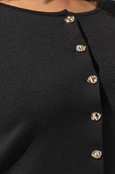 LIMITED COLLECTION Plus Size Black Long Sleeve Knitted Top | Yours Clothing 4