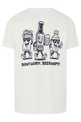BadRhino Big & Tall Off White Beer Graphic T-Shirt | BadRhino 9