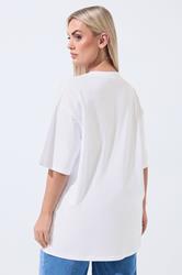 LIMITED COLLECTION Plus Size White 'Sardinia' Fish Graphic T-Shirt | Yours Clothing 2