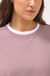 YOURS Plus Size Pink 2-In-1 Sweatshirt | Yours Clothing 4