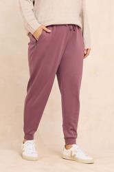 EVANS Plus Size Pink Luxe Zip Pocket Joggers | Evans  3