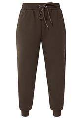 M&Co Petite Chocolate Brown Cuffed Joggers