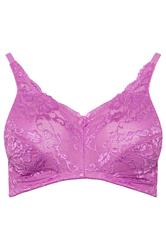 YOURS Curve Pink Lace Full Cup Bra