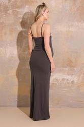 LTS Tall Maternity Brown Bodycon Cami Maxi Dress | Long Tall Sally 4