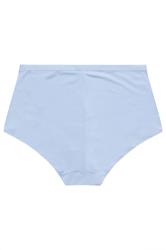 YOURS Curve Light Blue Floral Embroidered Full Briefs | Yours Clothing 6