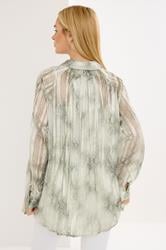 STAR Grey Snake Pleated Shirt | StarByJM 2