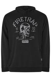 FIRETRAP Big & Tall Navy Blue Hoodie | BadRhino 4