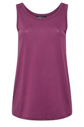 YOURS Curve Dark Purple Vest Top