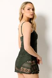 LTS Tall Green Crochet Swimskirt | Long Tall Sally  2