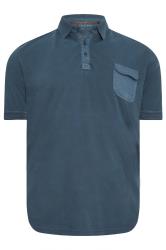 BadRhino Big & Tall Navy Pocket Polo Shirt | BadRhino 2