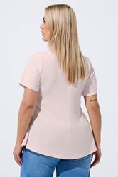LIMITED COLLECTION Plus Size Pink Corset Top | Yours Clothing 2