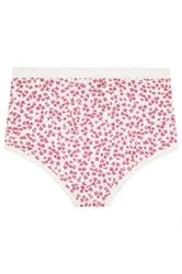 YOURSET 5 PACK Plus Size Pink & Black Floral Full Briefs | Yours Clothing 8