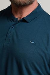 BadRhino Big & Tall Navy Teal Blue Core Polo Shirt | BadRhino 4