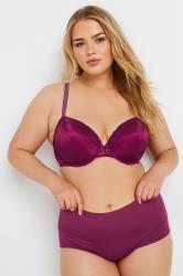 YOURSET 2 PACK Plus Size Red & Black Underwired T-Shirt Bras | Yours Clothing 4
