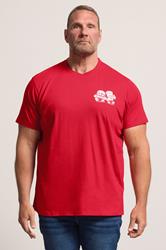 BadRhino Big & Tall Red 'Grill & Chill' T-Shirt | BadRhino 3
