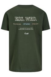 JACK & JONES Big & Tall Duffel Green Studio Graphic T-Shirt | BadRhino 5