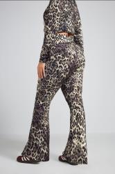 LIMITED COLLECTION Plus Size Brown Leopard Print Fold Over Waist Leggings | Yours Clothing  2