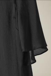 EVANS Plus Size Black Angel Sleeve Blouse | Evans 6