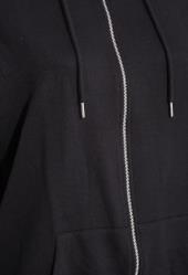 YOURS Plus Size Black Essential Zip Through Hoodie | Yours Clothing 6