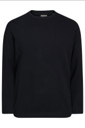 JACK & JONES Big & Tall Black Crew Neck Fine Knit Jumper