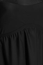 Plus Size Black Mesh Panel Tummy Control Swim Dress | Yours Clothing 7