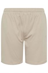 D555 Big & Tall Stone Brown Elasticated Waist Shorts