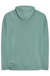 JACK & JONES Big & Tall Blue Printed Logo Hoodie  | BadRhino 4
