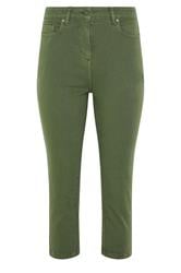 M&Co Green Ankle Grazer Jeans