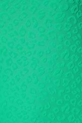 YOURS Plus Size Green Towelling Embossed Animal Swimsuit | Yours Clothing 6