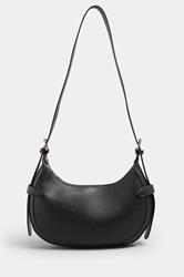 Black Buckle Shoulder Bag | Yours Clothing 2
