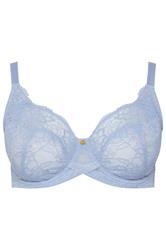 YOURSET 2 PACK Plus Size Blue Non-Padded Underwired Bras | Yours Clothing 10