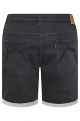 BadRhino Big & Tall Black Ultra Stretch Denim Shorts | BadRhino 7