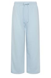 M&Co Petite Light Blue Wide Leg Joggers