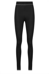 LTS Tall 2 PACK Black & Grey Contrast Stitch Cotton Leggings | Long Tall Sally 8