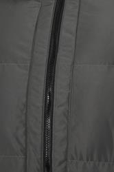 BadRhino Big & Tall Charcoal Grey Hooded Puffer Jacket 8