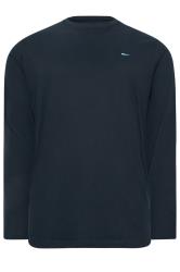 BadRhino Big & Tall Navy Extra Long Core Long Sleeve T-Shirt