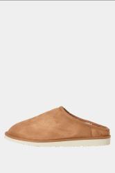 JACK & JONES Camel Brown Mule Slippers | BadRhino 2