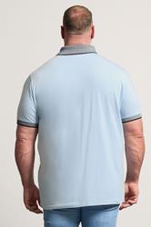 BadRhino Big & Tall Blue Chambray Pocket Polo Shirt | BadRhino 5