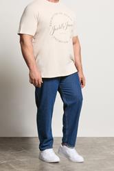 JACK & JONES Big & Tall Blue Denim Jeans | BadRhino 3