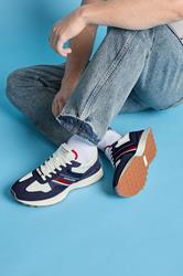 JACK & JONES Navy blue & Red Side Panel Trainers | BadRhino 3