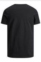 JACK & JONES Big & Tall Black Basic T-Shirt | BadRhino 4
