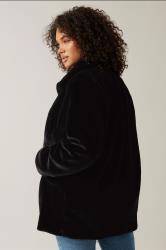 EVANS Plus Size Black Faux Fur Coat | Evans 2