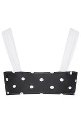 YOURS Plus Size Black Polka Dot Bikini Top | Yours Clothing 6