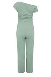 STAR Sage Green Wide Leg Draped Jumpsuit | StarBYJM 6