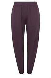 YOURS Plus Size Purple Cuffed Leg Joggers | Yours Clothing 5