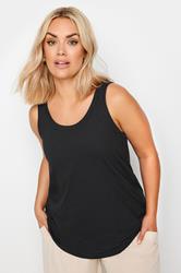 YOURS Plus Size 3 PACK Black Core T-Shirt Essentials Set | Yours Clothing 4