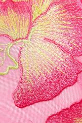 YOURS Plus Size Pink Floral Embroidered Underwired Bra | Yours Clothing 5