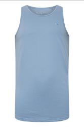 BadRhino Big & Tall 3 PACK Blue Plain Vest Tops | BadRhino 8