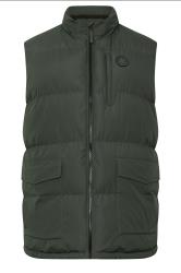 BadRhino Big & Tall Dark Green Zip Through Gilet