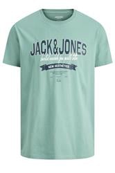 JACK & JONES Big & Tall Mineral Blue Graphic T-Shirt